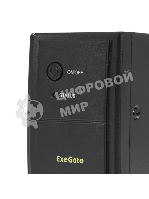 Источник бесперебойного питания ExeGate SpecialPro UNB-600.LED.AVR.EURO 600VA/360W, LED, AVR, 2 евророзетки, черный