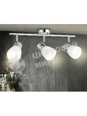 Светильник Ambrella light TR3965/3 CH/FR хром/белый матовый E27*3 max 40W 460*82*200