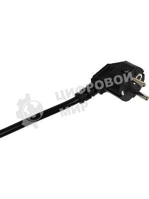 Сетевой фильтр Powercom SP-08 USB03AB 1,8 m 1.8м, 8 розеток, черный, коробка