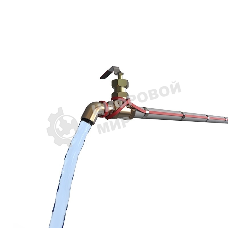 Греющий саморегулирующийся кабель Rexant (в трубу) 10HTM2-CT (8м/80Вт)