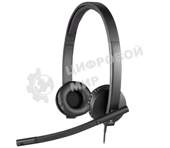 Гарнитура проводная Logitech Headset H570E USB 981-000575 Stereo OEM