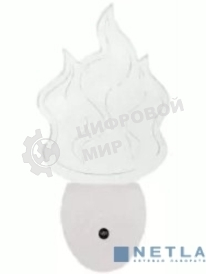 Ночник светодиодный Rexant ФАКЕЛ ХАМЕЛЕОН свечение мультиколор 7 цветов, 230 В