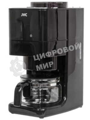 Кофеварка капельная JVC JK-CF37 черный, зерновой/молотый, 0.6 л, 730 Вт