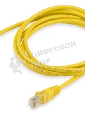 Патч-корд Buro UTP cat.5e 2м желтый RJ-45 (m)-RJ-45 (m)