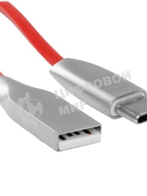 Кабель USB2.0 Cablexpert CC-G-USBC01R-1M, AM/Type-C, серия Gold, длина 1м, красный, блистер