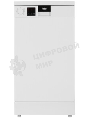 Посудомоечная машина Beko DVS050R01W, белый, 44.8 см, 10 компл., сушка конденсационная, 49 дБ, класс A