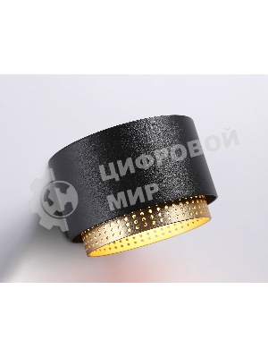 Светильник Ambrella light TN71299 BK/GD черный/золото GX53 max 12W 95*62*120