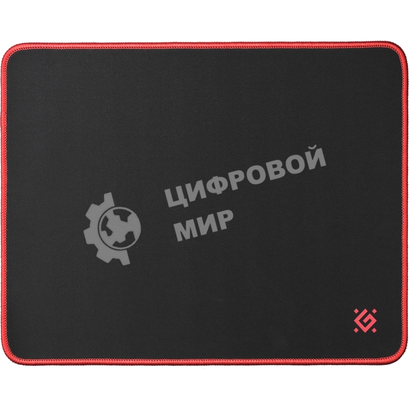 Игровой коврик Defenderчерный M 360x270x3 мм, ткань+резина
