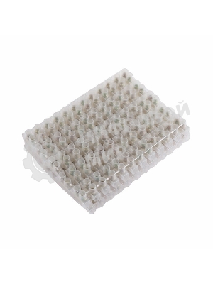 Клеммная колодка винтовая KВ-12 (4-12 мм²), ток 16 A, полиэтилен белый (ЗВИ) СМАРТКИП