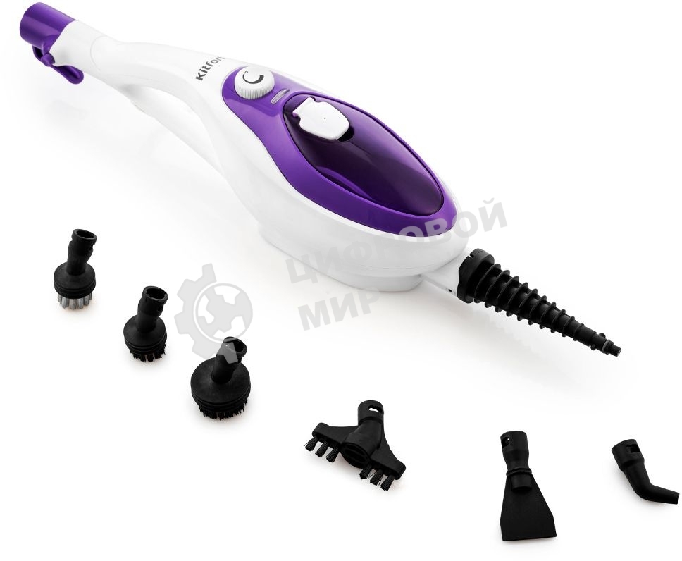 Швабра паровая Kitfort KT-1004-4 1500Вт фиолетовая