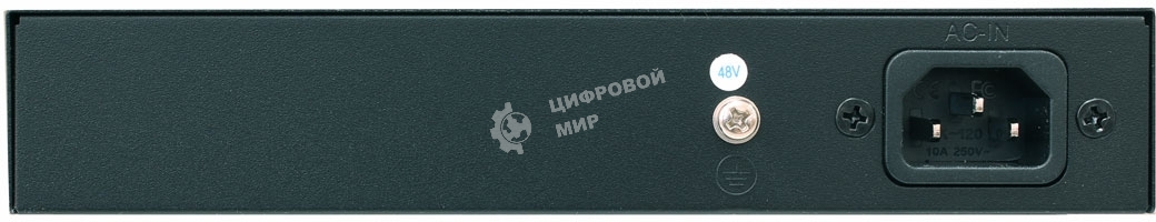 Коммутатор Osnovo SW-20600/A(80W) 6x100Mb 4PoE+ 80W неуправляемый