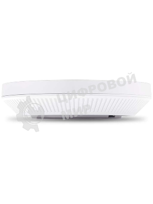 Точка доступа TP-Link 11AX dual-band ceiling access point, up to 1200 Mbit/s at 5 GHz and up to 574 Mbit/s at 2.4 GHz, 1 10/100/1000Mbps LAN port, support PoE 802.3at standard, support BSS coloring, Seamless Roaming, Mesh, Band Steering, Airtime Fairness, MU-MIMO, ma