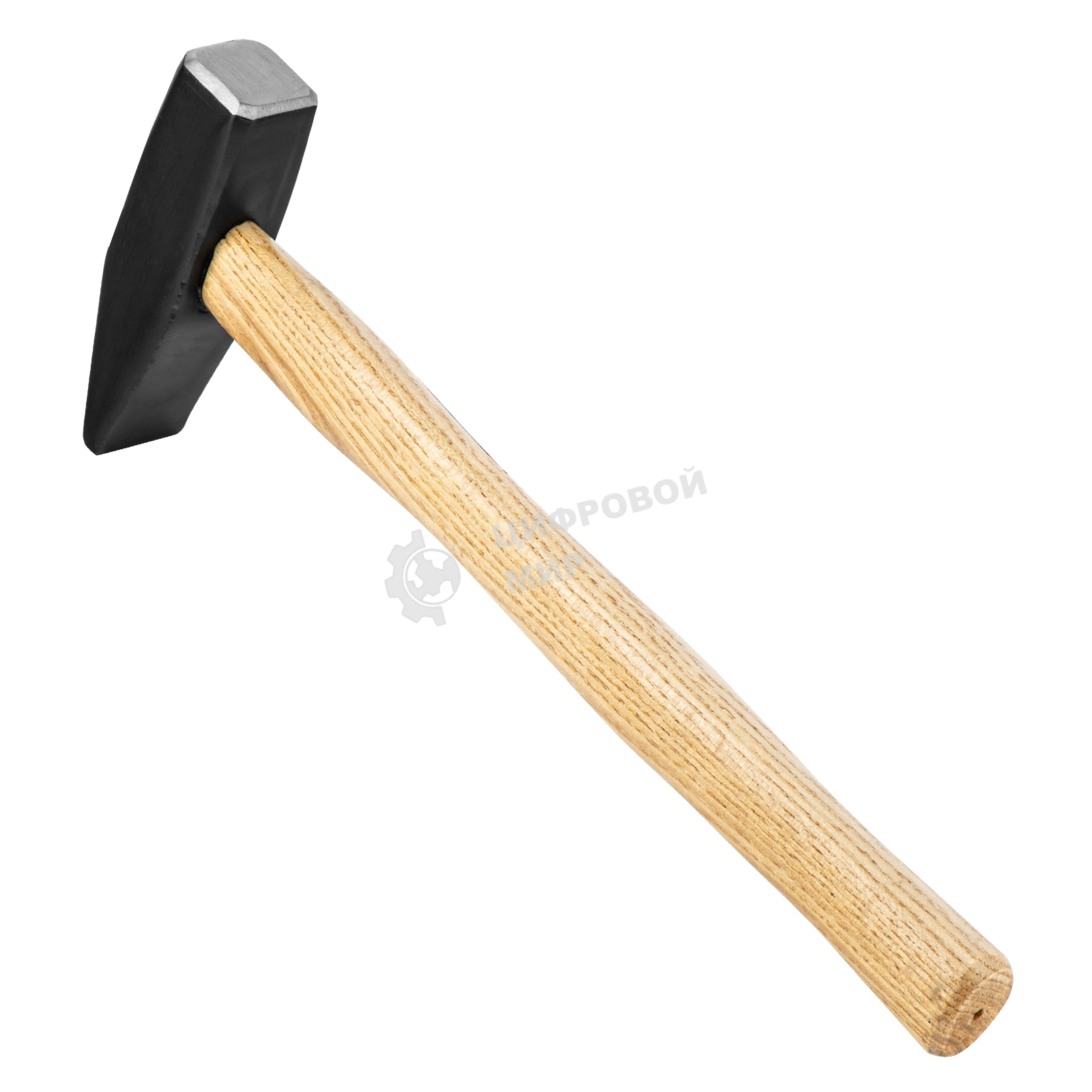 Молоток слесарный Sparta 800 г, квадратный боек, деревянная рукоятка