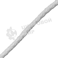 Шнур вязаный полипропиленовый Сибртех с сердечником, 5 мм, L20 м, 90-100 кгс, белый