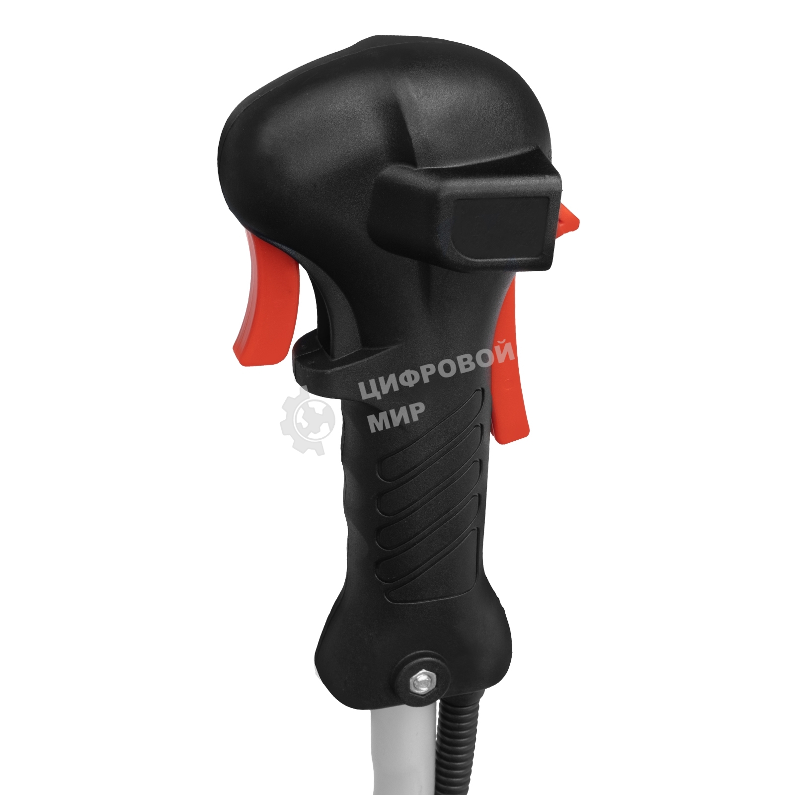 Триммер бензиновый Denzel DT-43E, 43 см3, неразъемная штанга, электростартер, состоит из 2 частей