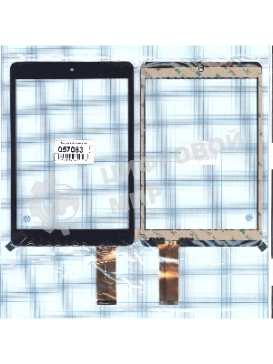 Сенсорное стекло (тачскрин) NJG078009AEG0B. черное