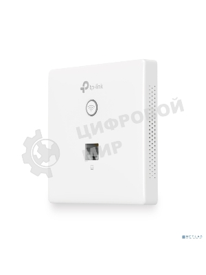 Точка доступа TP-Link Omada AC1200 wireless MU-MIMO Gigabit wall-plate Access Point, 1 Gigabit downlink port, 1 gigabit uplink port, 802.3af/at PoE in, wall plate mounting, support standalone mode and controlled by Omada SDN controller (Software/hardware/Cloud)