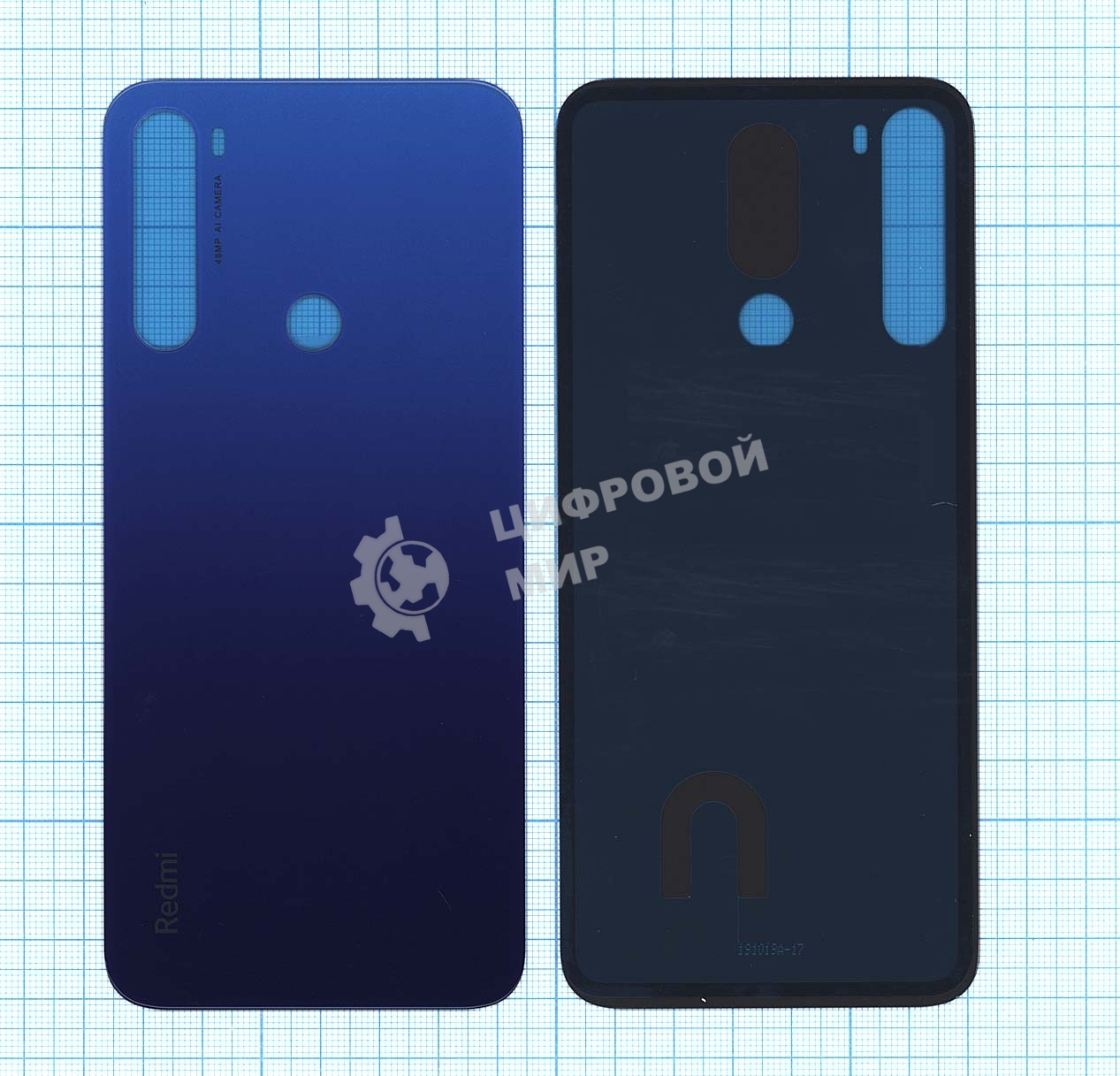 Задняя крышка для Xiaomi Redmi Note 8T синяя