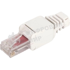 Коннектор Lanmaster LAN-TMP-S6A полевой RJ45 кат.6A STP бел. (упак.:1шт)