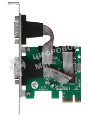 Контроллер ExeGate EXE-307 PCI-E, 2*COM port (OEM)
