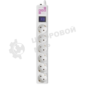 Фильтр-удл. PC сер. 3м 6 р 16А SPG6-16-3М