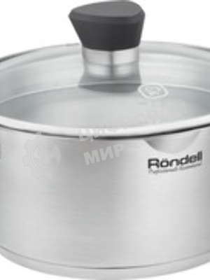 Кастрюля Rondell Strike Grey Ultra RDS-1947 2 л. d=18 см (с крышкой) сталь