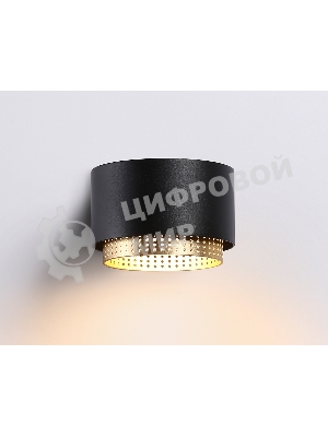 Светильник Ambrella light TN71299 BK/GD черный/золото GX53 max 12W 95*62*120