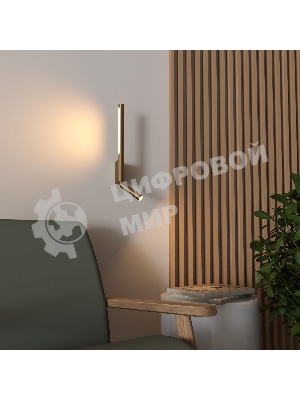 Светильник настенный светодиодный Sarca LED латунь 40111/LED