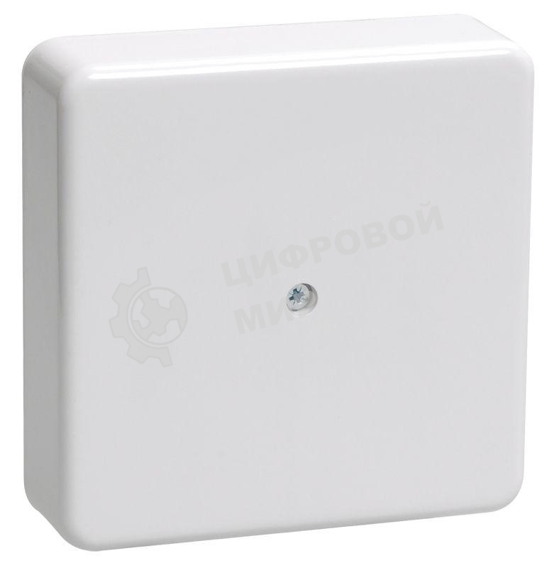 Коробка распаячная ОП 100х100х29 IP44 KM41219 (6 клем. 6 кв.мм) бел. IEK UKO10-100-100-029-K01