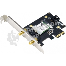 Сетевой адаптер ASUS PCE-AX1800 WIFI 802.11ax, 2402 + 574Mbpsб PCI-E Adapter, 2 антенны; 90IG07A0-MO0B00