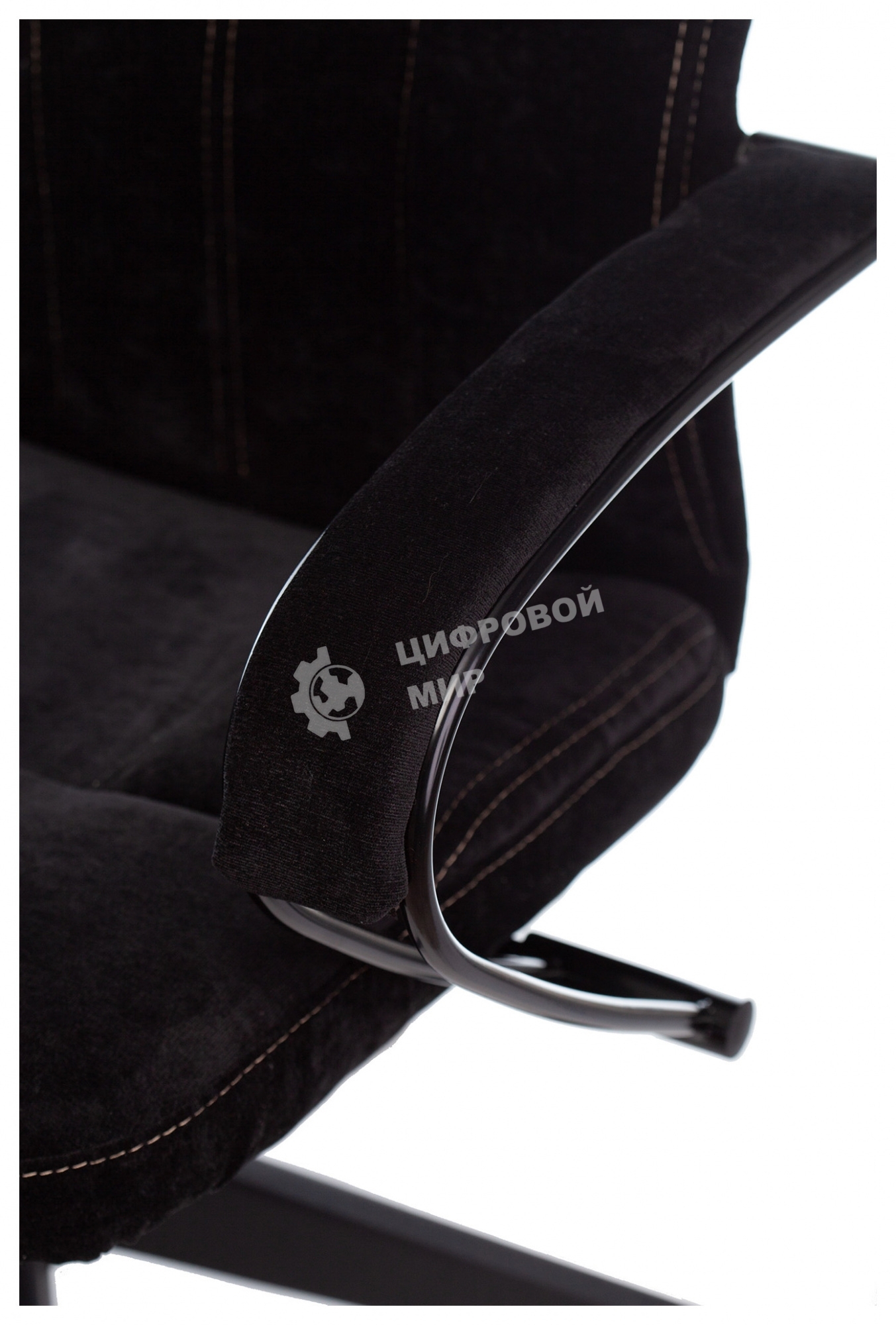 Кресло руководителя Бюрократ CH-608 Fabric черный Light-20 крестовина пластик