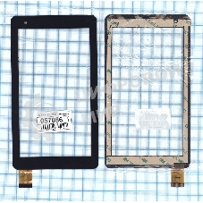 Сенсорное стекло (тачскрин) OLM-070A0933-FPC. черное
