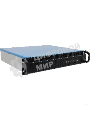 Корпус Procase ES204XS-SATA3-B-0 Корпус 2U Rack server case (4 SATA III/SAS 12Gbit hotswap HDD), черный, без блока питания, глубина 400мм, MB 12