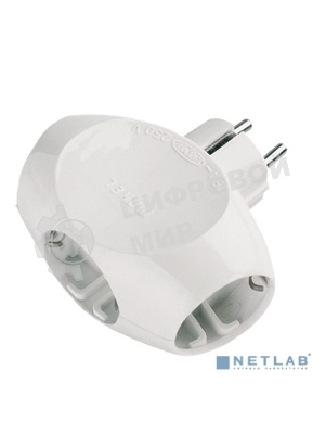 Тройник Makel 3 гнезда 16 А с заземлением круглый