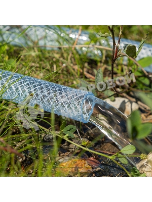 Шланг поливочный Palisad прозрачный армированный 3-х слойный, 3/4