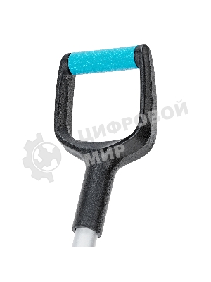 Лопата-скрепер для уборки снега Palisad полипропилен,550х340х1450 мм,алюминиевый черенок, ПВХ, LUXE