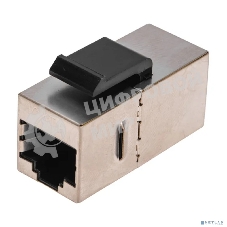 Адаптер проходной формата Rexant Pro Keystone, Jack RJ-45(8P8C), FTP, CAT 6