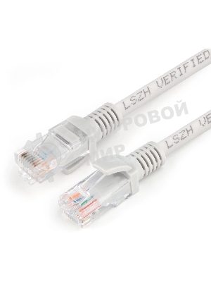 Патч-корд Premier PP31-1.5M-LSZH 1Гбит/с UTP 4 пары cat.5E CCA molded 1.5м серый RJ-45 (m)-RJ-45 (m)