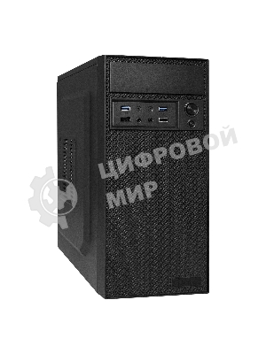 Компьютерный корпус Minitower ExeGate BAA-109U2-UN500 (mATX, БП UN500 с вент. 12см, 2*USB+2*USB 3.0, аудио, черный)
