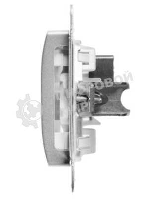 Systeme Electric Glossa Алюминий Розетка TV одиночная 1DB