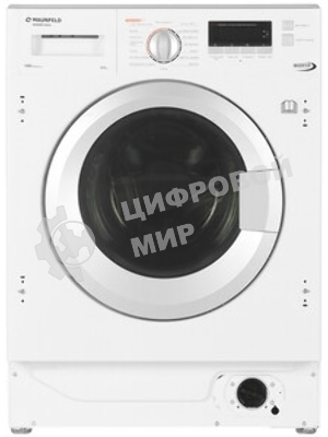 Стиральная машина встраиваемая Maunfeld MBWM1486S белый, загрузка фронтальная 8 кг, 1400 об/мин, класс A+++