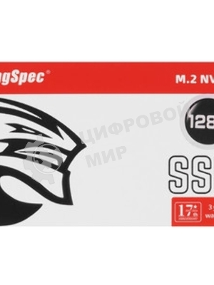 Накопитель SSD KingSpec NE-128, 128Gb, PCIe 3.0 x4, M.2 2280, R/W 1800/600