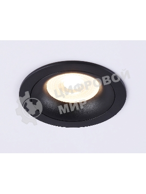 Светильник встраиваемый Ambrella light TN102724 BK черный GU5.3 92*92*23