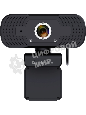 Веб-камера Defender G-lens 2591 2560x1440, 30 кадр/с, USB, микрофон, крепление на мониторе