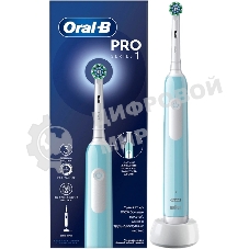 Зубная щетка электрическая Oral-B Pro 1 80870244 голубой