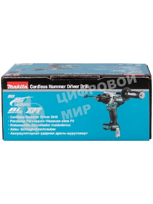 Дрель-шуруповерт Makita DHP486Z, 18 В, 0 Ач, 130 Нм, бесщеточный, ударный
