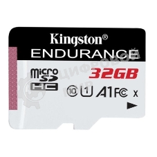 Флеш карта microSD 32Gb Kingston microSDНC Class 10 A1 UHS-I Endurance 95R/30W Card Only