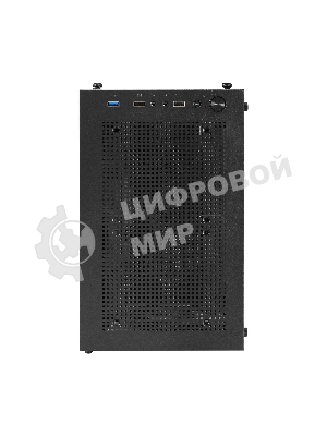 Компьютерный корпус Miditower ExeGate i3 BASE (ATX, без БП, с окном, 1*USB+1*USB 3.0, аудио, 4 вент. 12см с RGb подсветкой)