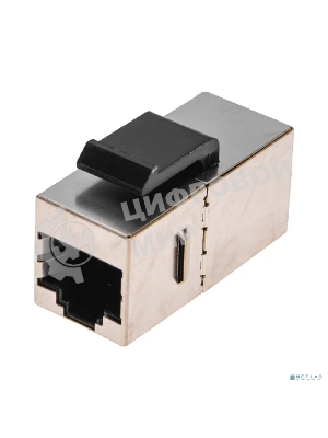 Адаптер проходной формата Rexant Pro Keystone, Jack RJ-45(8P8C), FTP, CAT 5e