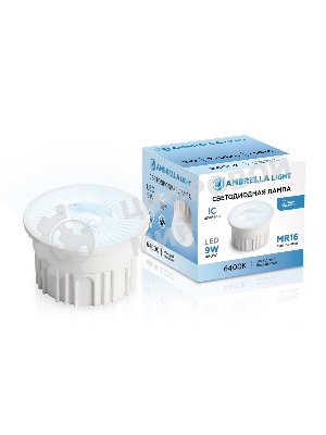Лампа светодиодная 212203 LED MR16-PR 9W IC 6400K 220-240V 38°